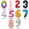 Colours - 34" Helium Number Balloons