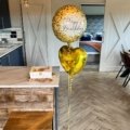 Birthday Balloons in Gold with Cupcakes from BAKEDbyTanya