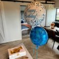 Birthday Balloons in Blue with Cupcakes from BAKEDbyTanya